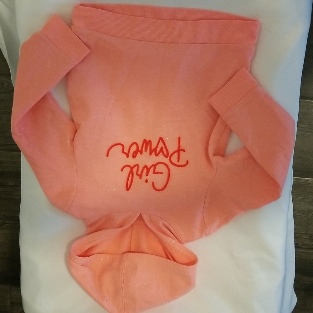 Cat & Jack glittery 6/6x Coral Hoodie